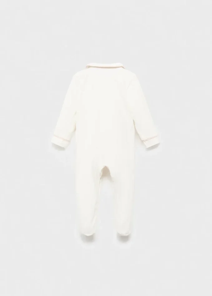 Pyjama à encolure bébé avec poche