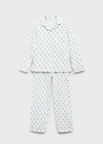 Pyjama à imprimé floral