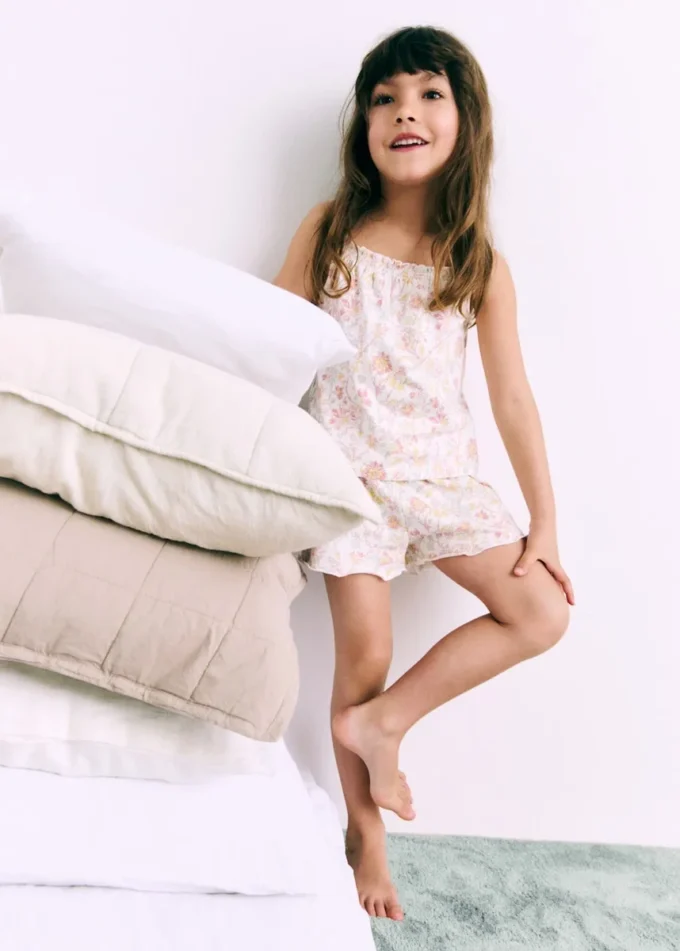 Pyjama à imprimé floral