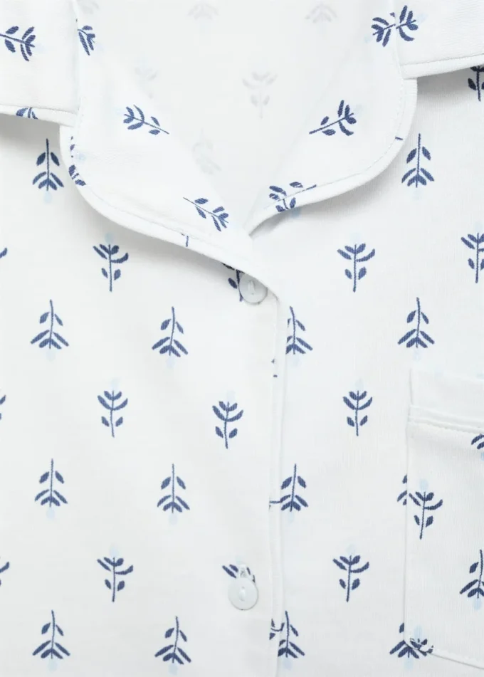 Pyjama à imprimé floral