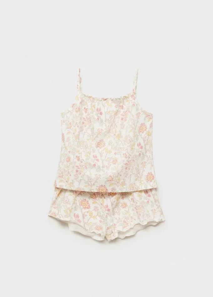 Pyjama à imprimé floral
