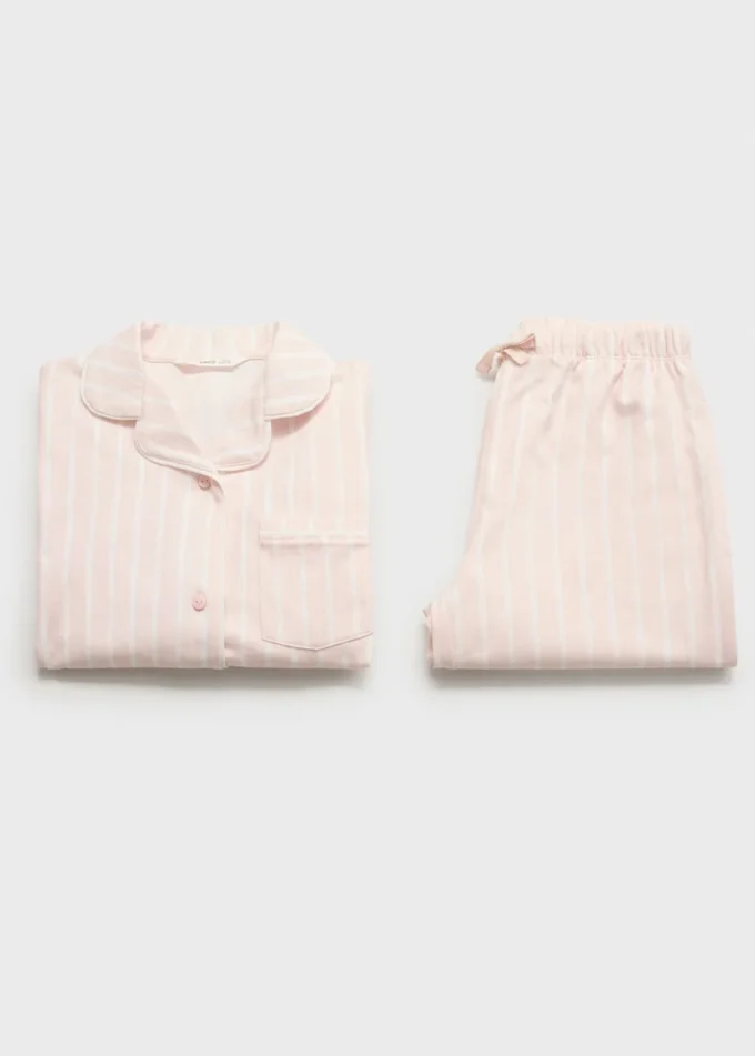 Pyjama long rayé