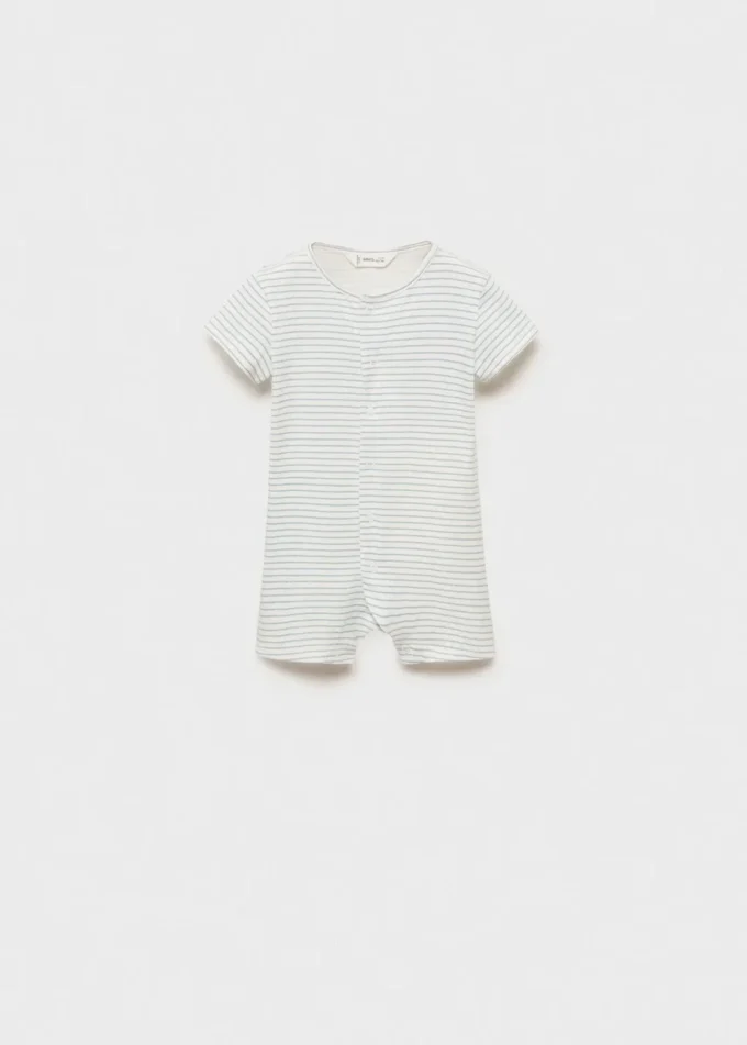 Pyjama une pièce rayé