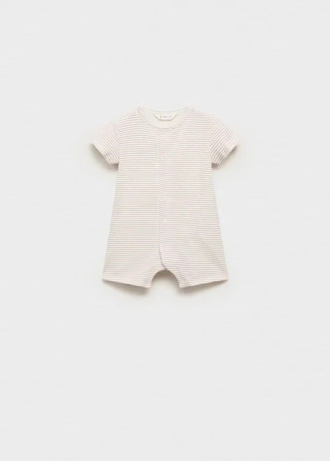 Pyjama une pièce rayé