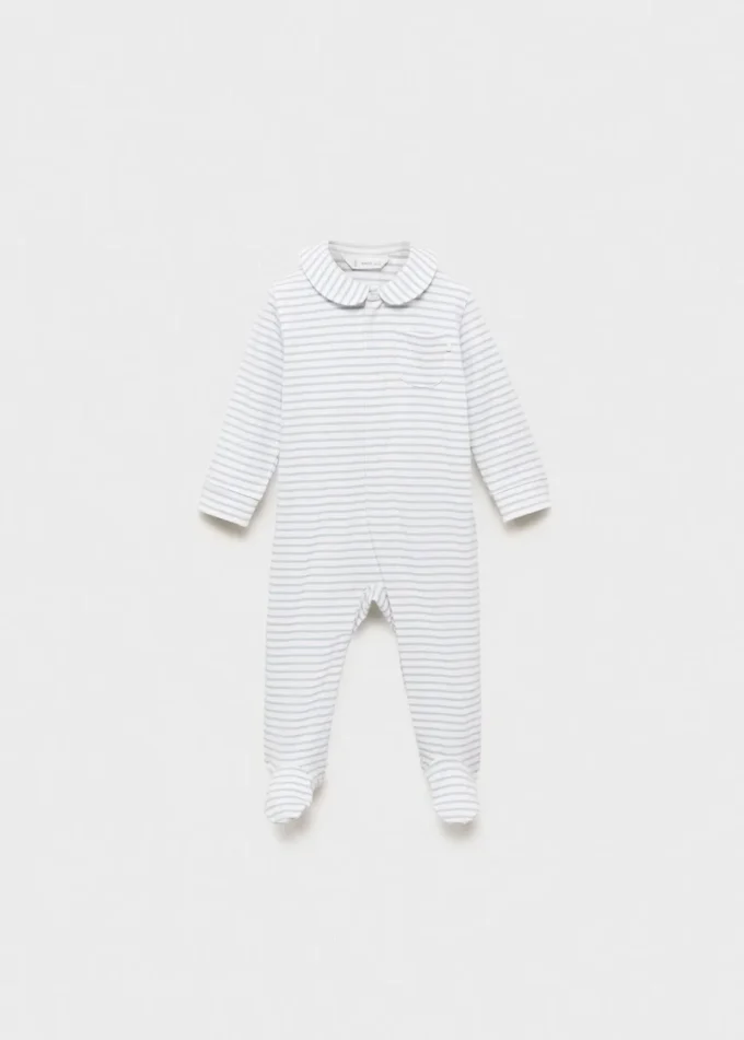 Pyjama une pièce rayé