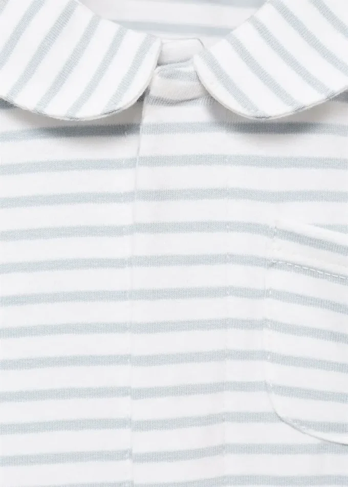 Pyjama une pièce rayé