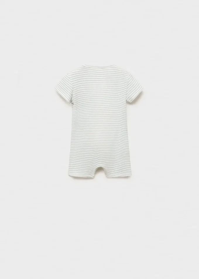 Pyjama une pièce rayé