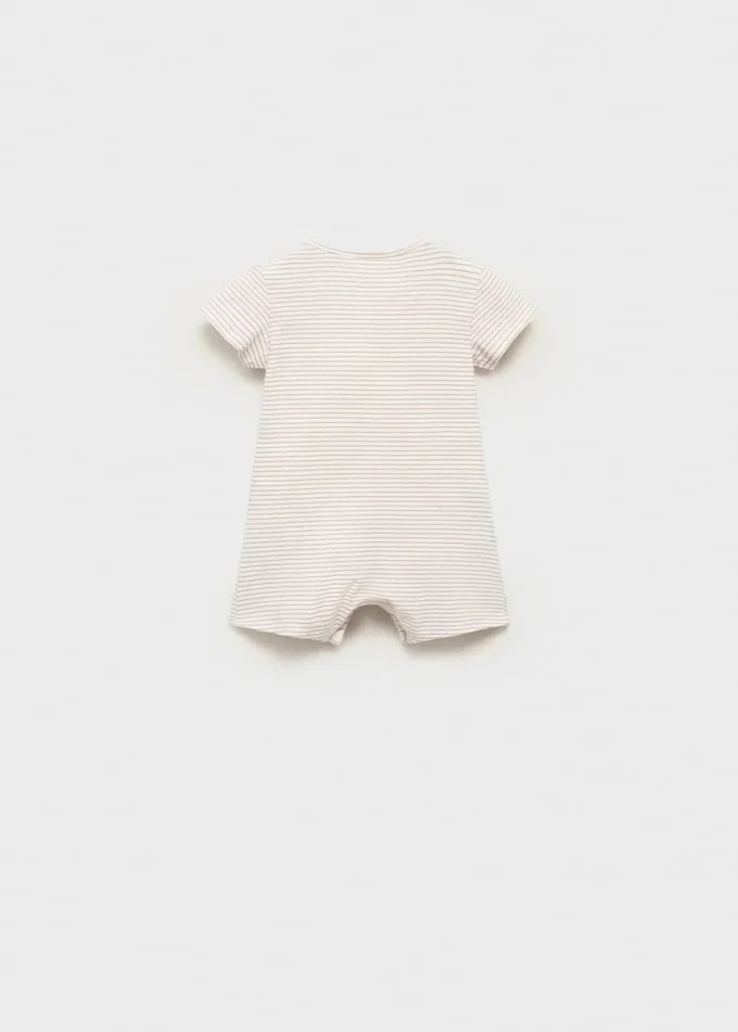 Pyjama une pièce rayé