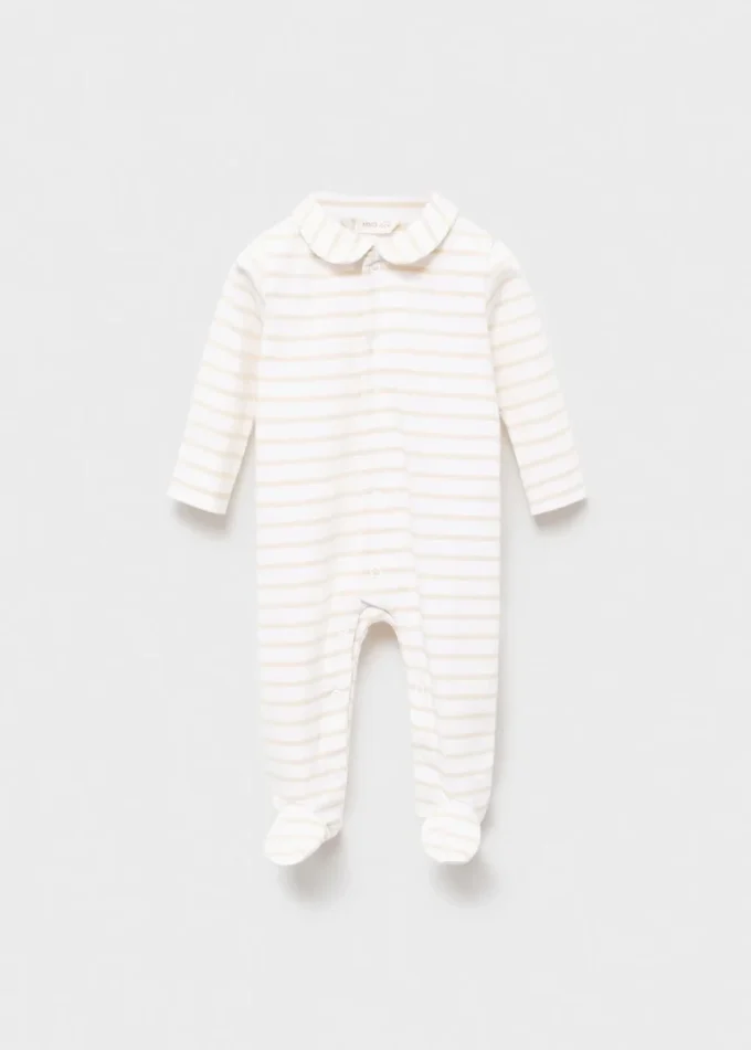 Pyjama une pièce à rayures