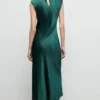Robe ajustée en satin Robe ajustée en satin