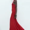Robe asymétrique en maille fine Robe asymétrique en maille fine