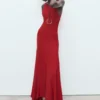 Robe asymétrique en maille fine Robe asymétrique en maille fine