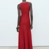 Robe asymétrique en maille fine Robe asymétrique en maille fine