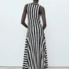 Robe asymétrique en maille fine Robe asymétrique en maille fine
