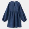 Robe à carreaux avec détails brodés Robe à carreaux avec détails brodés