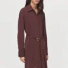 Robe chemise à ceinture Robe chemise à ceinture