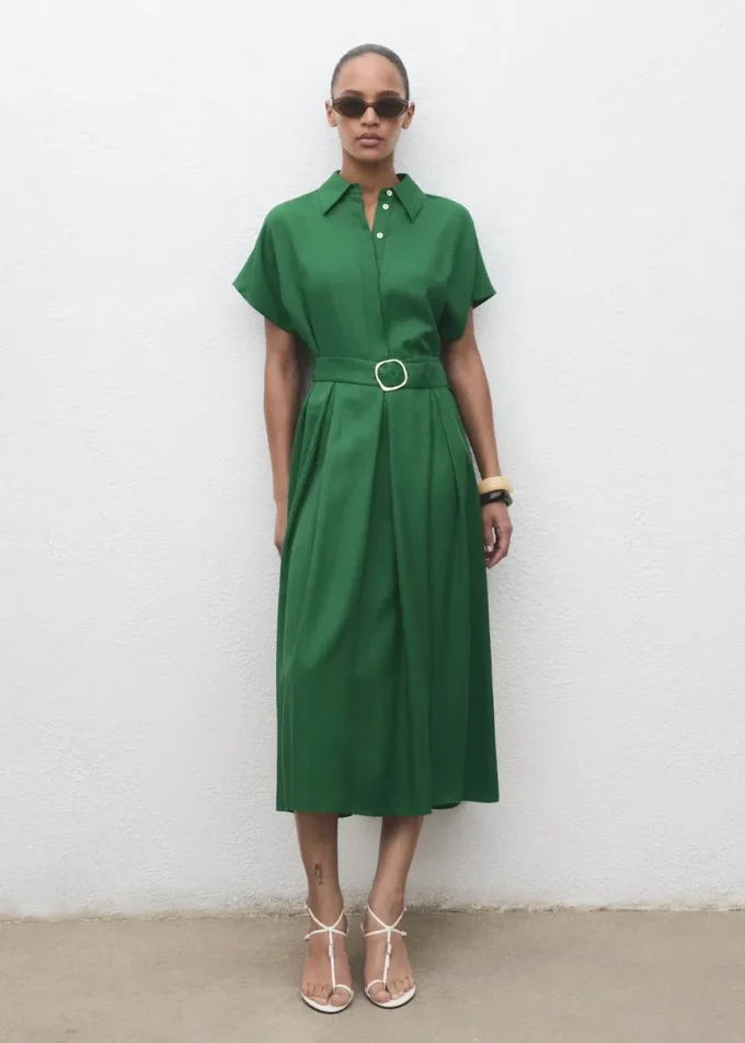 Robe chemise en lyocell Robe chemise en lyocell