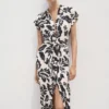 Robe chemise à imprimé floral Robe chemise à imprimé floral