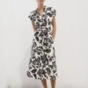 Robe chemise à imprimé floral Robe chemise à imprimé floral