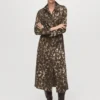 Robe chemise imprimée avec ceinture Robe chemise imprimée avec ceinture