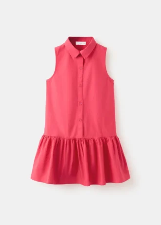 Robe chemise à volants