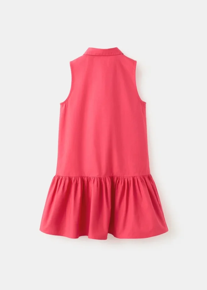 Robe chemise à volants Robe chemise à volants