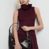 Robe à col cheminée combiné Robe à col cheminée combiné