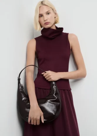 Robe à col cheminée combiné