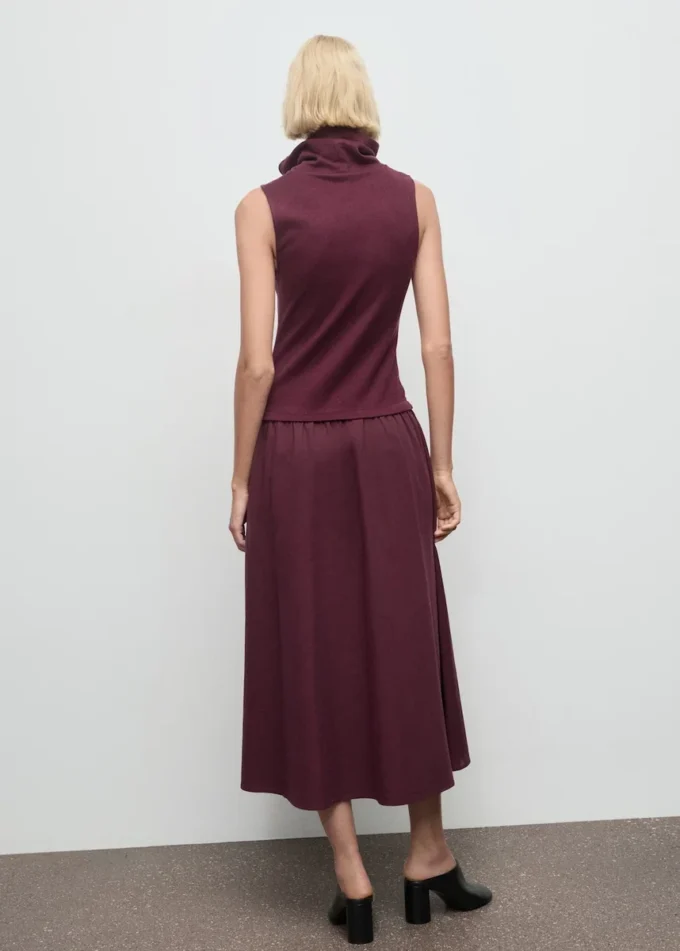 Robe à col cheminée combiné Robe à col cheminée combiné