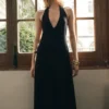 Robe combinée à encolure dos nu Robe combinée à encolure dos nu