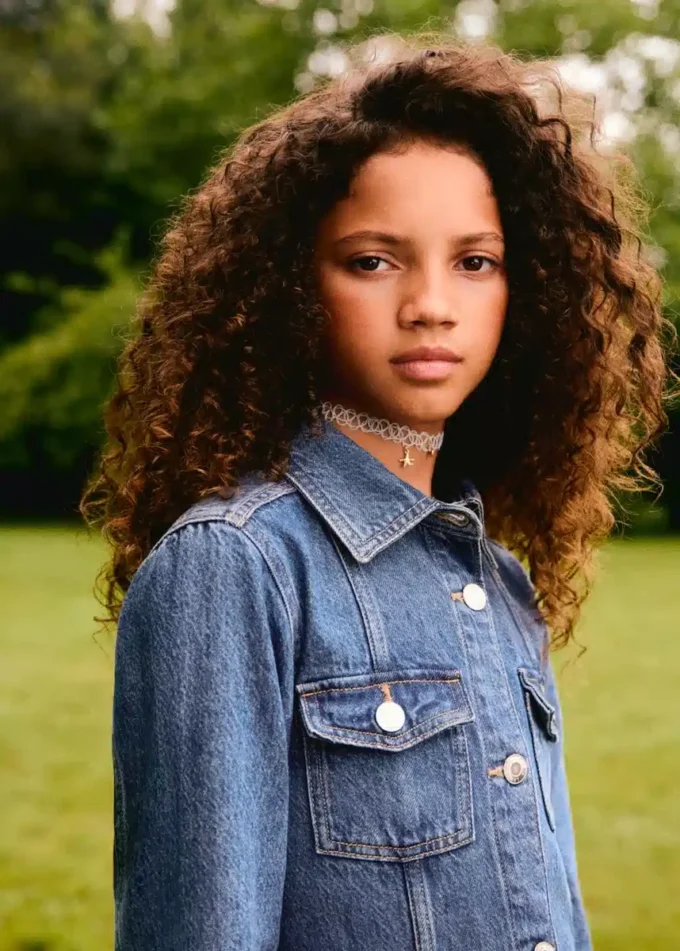 Robe courte en denim Robe courte en denim