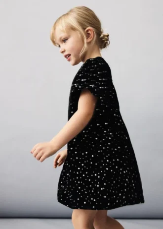 Robe courte à paillettes