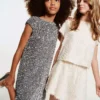 Robe courte à paillettes Robe courte à paillettes