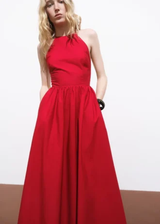 Robe dos nu avec dos croisé
