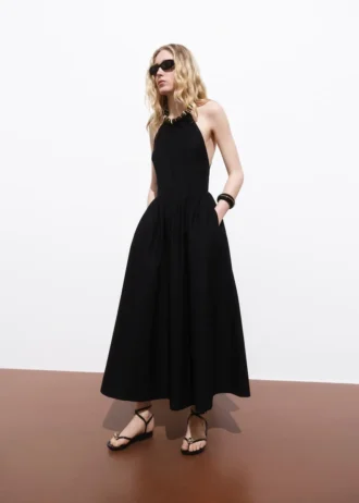 Robe dos nu avec dos croisé