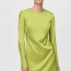 Robe dos nu effet satiné Robe dos nu effet satiné
