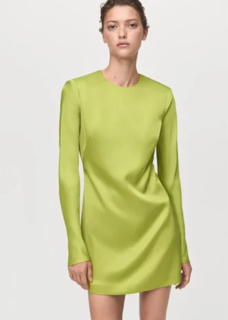 Robe dos nu effet satiné Robe dos nu effet satiné