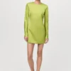 Robe dos nu effet satiné Robe dos nu effet satiné