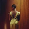 Robe dos nu effet satiné Robe dos nu effet satiné
