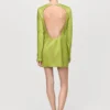 Robe dos nu effet satiné Robe dos nu effet satiné
