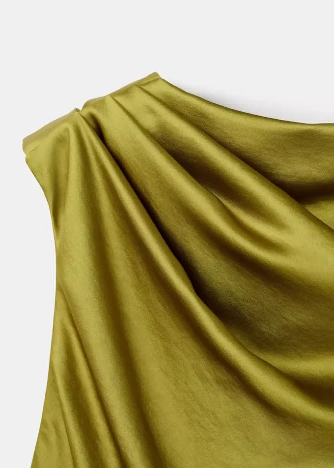 Robe dos nu effet satiné Robe dos nu effet satiné