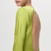 Robe dos nu effet satiné Robe dos nu effet satiné