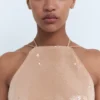 Robe dos nu à paillettes Robe dos nu à paillettes