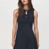 Robe effet denim avec nœuds Robe effet denim avec nœuds