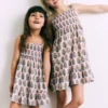 Robe en coton à fleurs