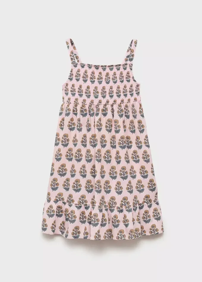 Robe en coton à fleurs