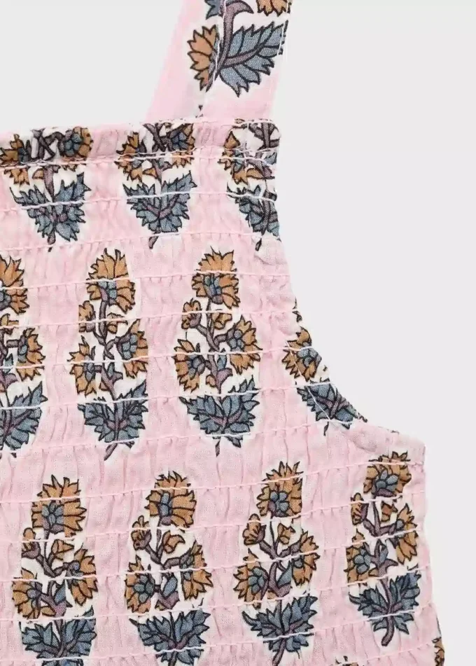 Robe en coton à fleurs