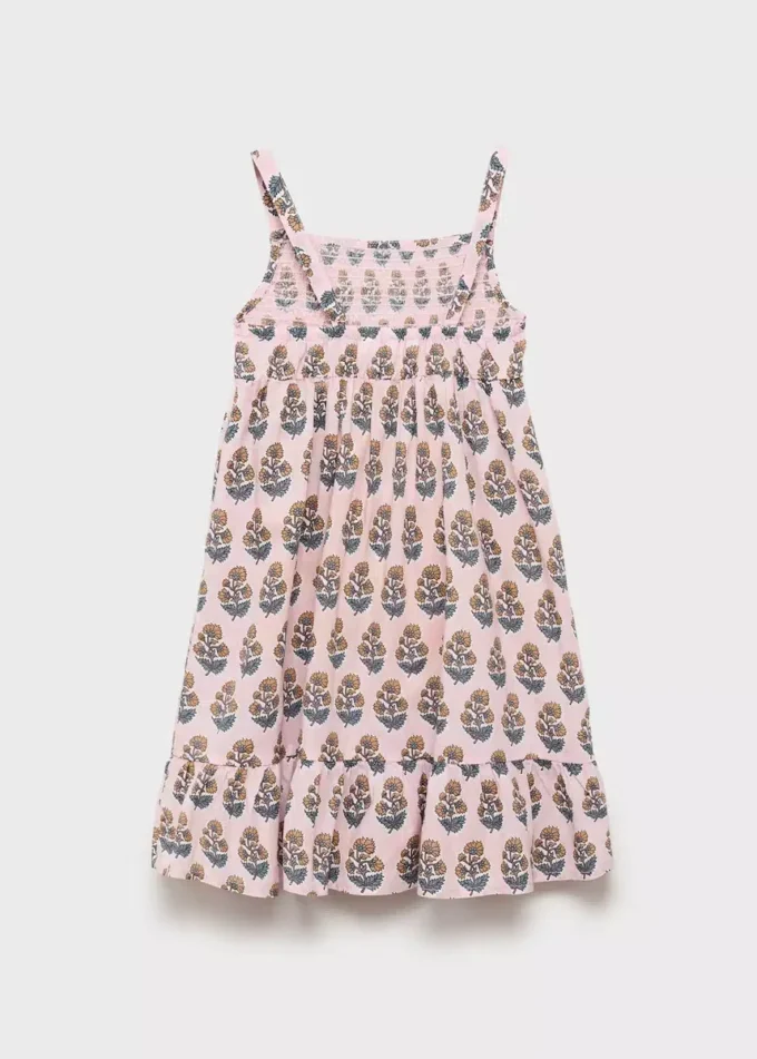 Robe en coton à fleurs