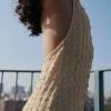 Robe en crêpe à dos nu Robe en crêpe à dos nu