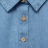 Robe en denim à volants